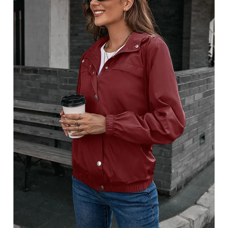 2023 New Autumn and Winter Fashion Minimalist Sports Mountaineering Suit Waterproof Jacket Comfortable Women's Casual Top