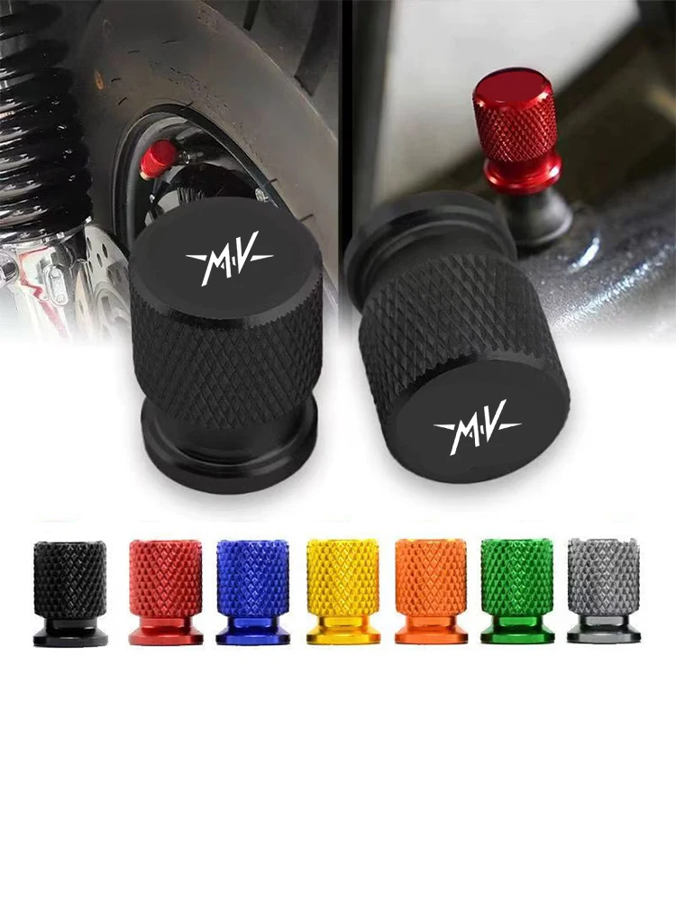 Couvercle de bouchons de Valve de pneu de roue, accessoires de moto pour MV Agusta F3 675 800 Brutale 800 1000 Turismo Veloce RC, 2 pièces