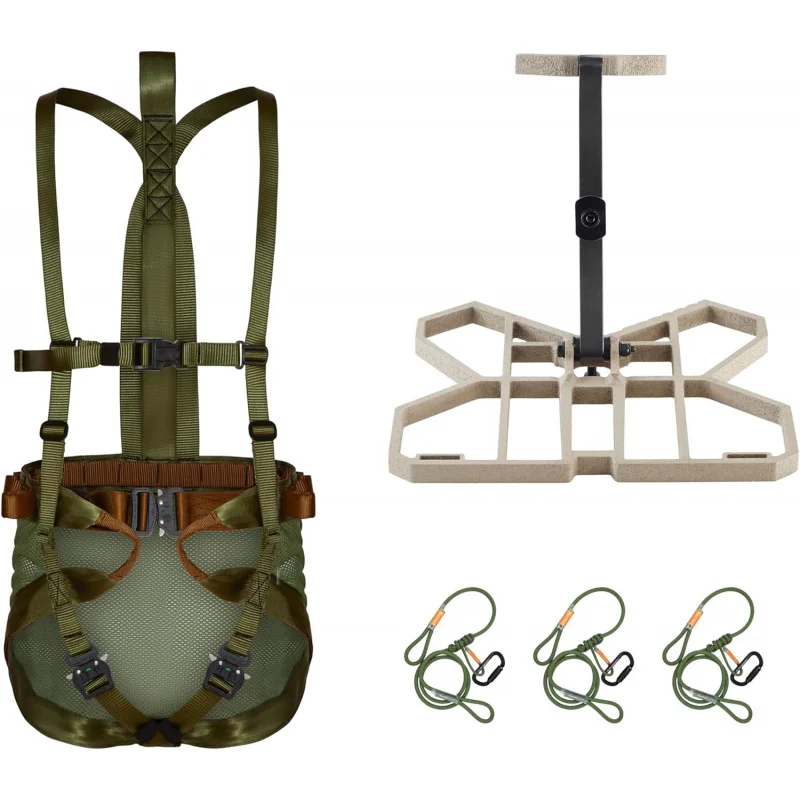 RUT - Full Mobile Hunting System - Invader Platform, Mondo Harness, 4 of X2 Sticks, J Hook Stick Carrying Sys