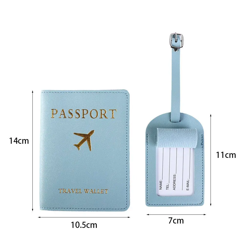 Handbag Label Baggage Boarding Pass Name ID Address Passport Cover Airplane Suitcase Tag Luggage Tag Passport Holder