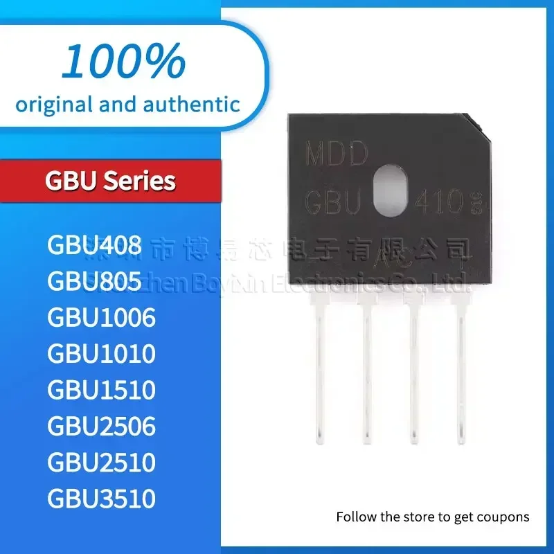 

5pcs GBU408 GBU805 GBU1006 GBU1010 GBU1510 GBU2506 GBU3510 GBU2510 Black PC shell