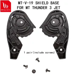 MT-V-19 Schild Basis Voor Mt Thunder 3 Sv Jet Helm Originele Mt Onderdelen Vervangende Onderdelen Mt Mechanisdelen