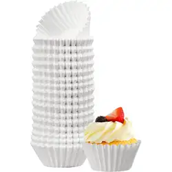 100-300 Pcs Standard 2-Inch Cupcake Liners Creaseproof Paper Baking Cups Muffin Wrappers for Weddings