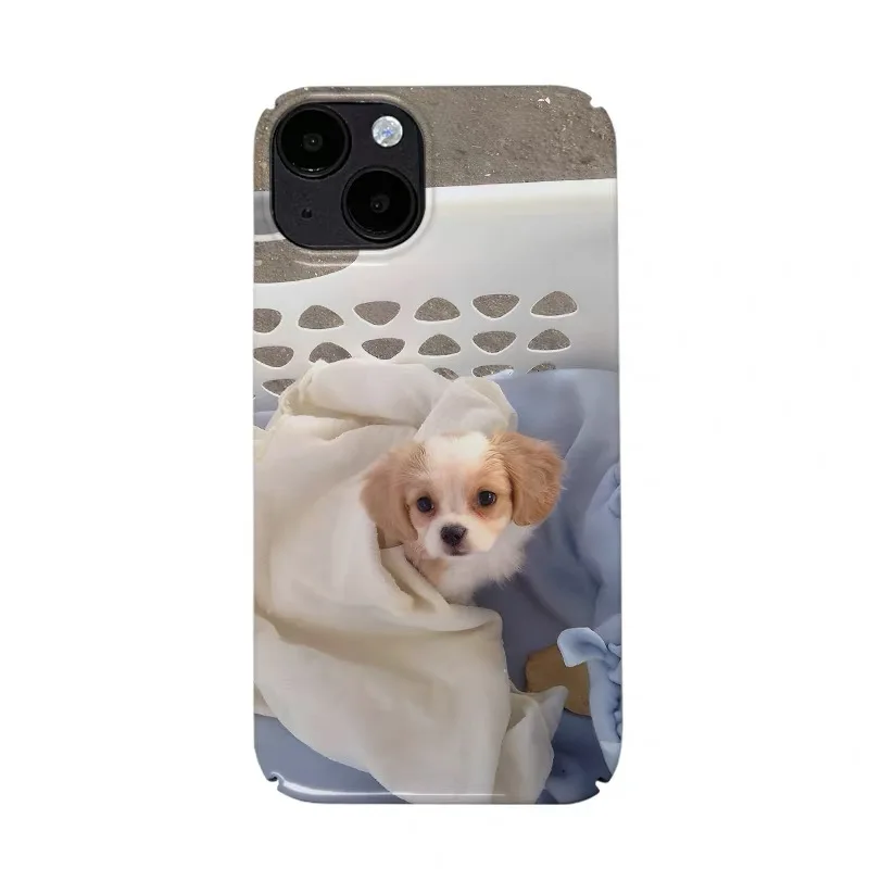 

Cute and Adorable Little Dog Phone Case for IPHONE 17 Air 16E 15 PROMAX 14 Plus 13 12 MINI 11 PRO 16Plus XR Acrylic Phone Cover