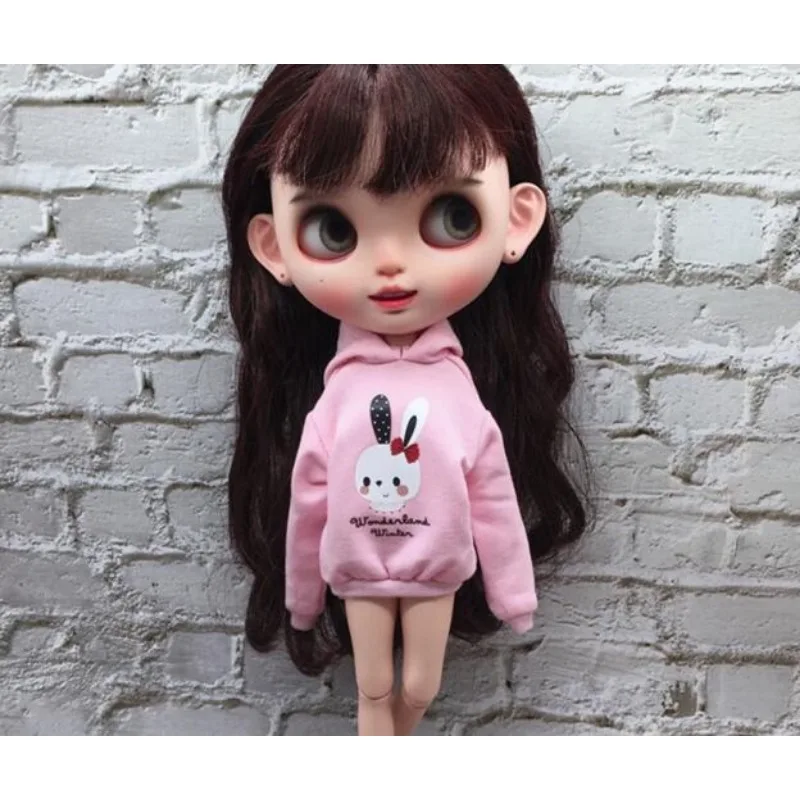 BBIKG343 New styles Customized Doll pink clothes tshirt hoodies pants for your bb fr ob24 ob27 pp liccaa blythee dolls