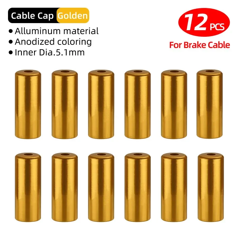 5mm Legierung Fahrrad Bremskabel Endkappe Gehäuse Aderendhülsen 4mm MTB Rennrad Schaltwerk Shifter Linie End Crimps