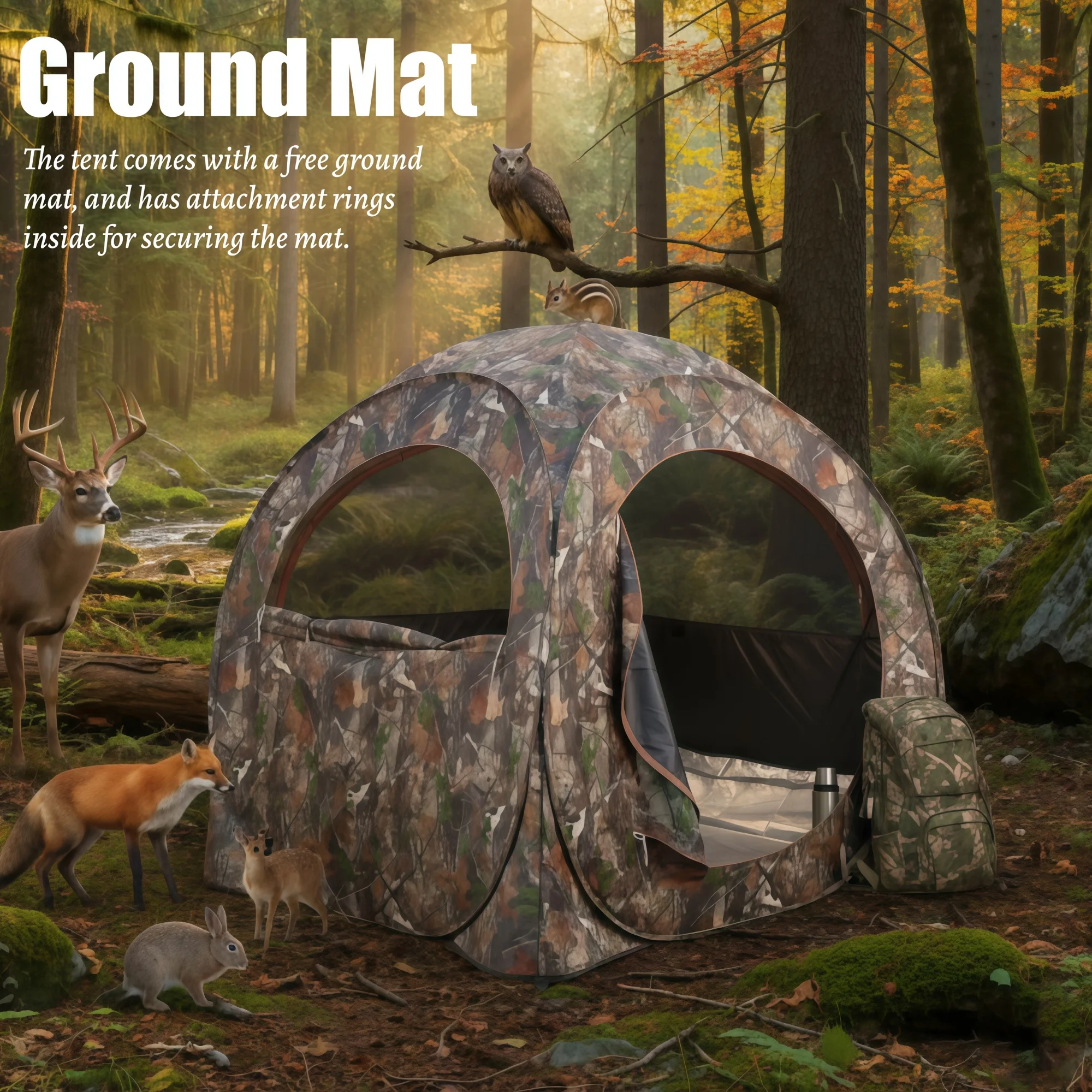 : Палатка для визуализации охоты