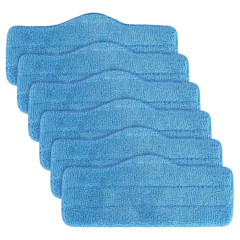 BMBY-Microfiber Steam Mop Pads For Schenley Steam Mop Cleaner For Dupray Neat Steam Cleaner - Washable And Reusable 6 Pack