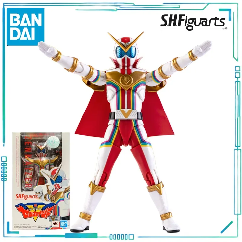 BANDAI SPIRITS Véritable série S.H.Figuarts KIKAI SENTAI ZENKAIGER Enjoy César, Collection de jouets modèles mobiles entièrement ouverts