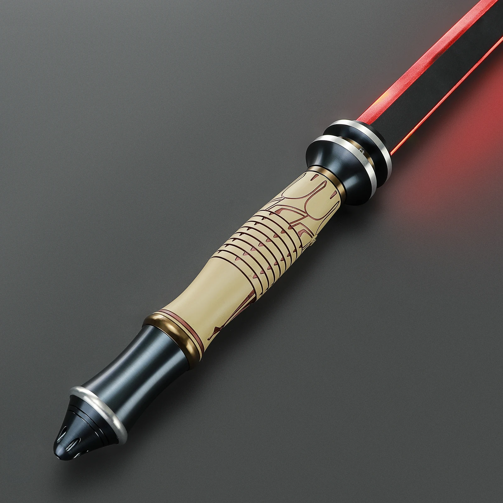 DamienSaber The Blade of Talzin Metal Hilt Sensitive Smooth Swing Motion Control Infinite Color Changing with 34 Sound Fonts