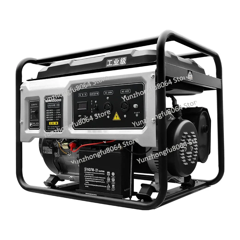 Small Gasoline Generator Set 3kw5/10kW Single Three-phase 220V/380v Household Emergency Generator Outdoor