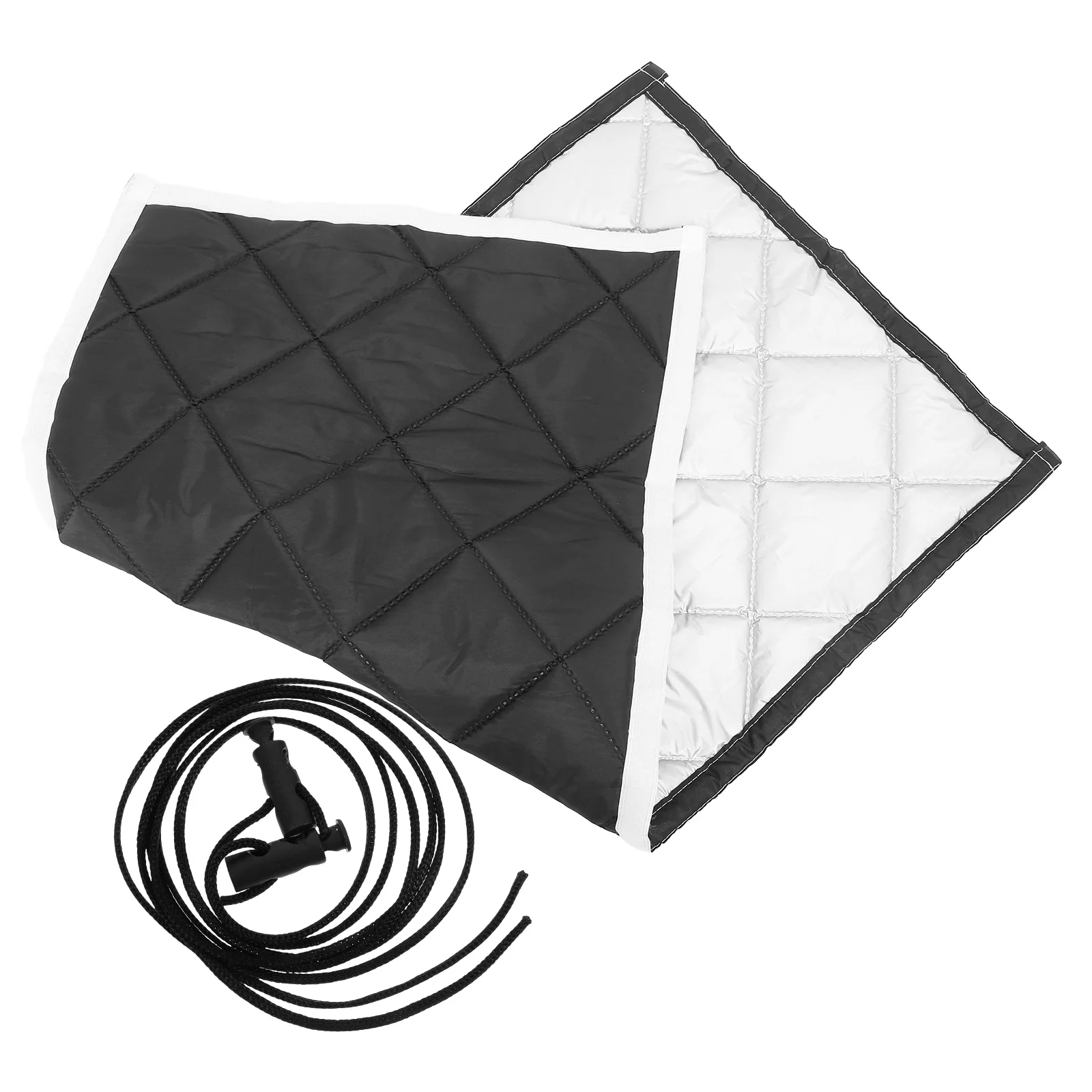 

Soundproof Thermal Insulated Noise Reducing Blackout Curtains Bedroom Drapes Thick Window Soundproofing 40x20 Inch Hook Loop