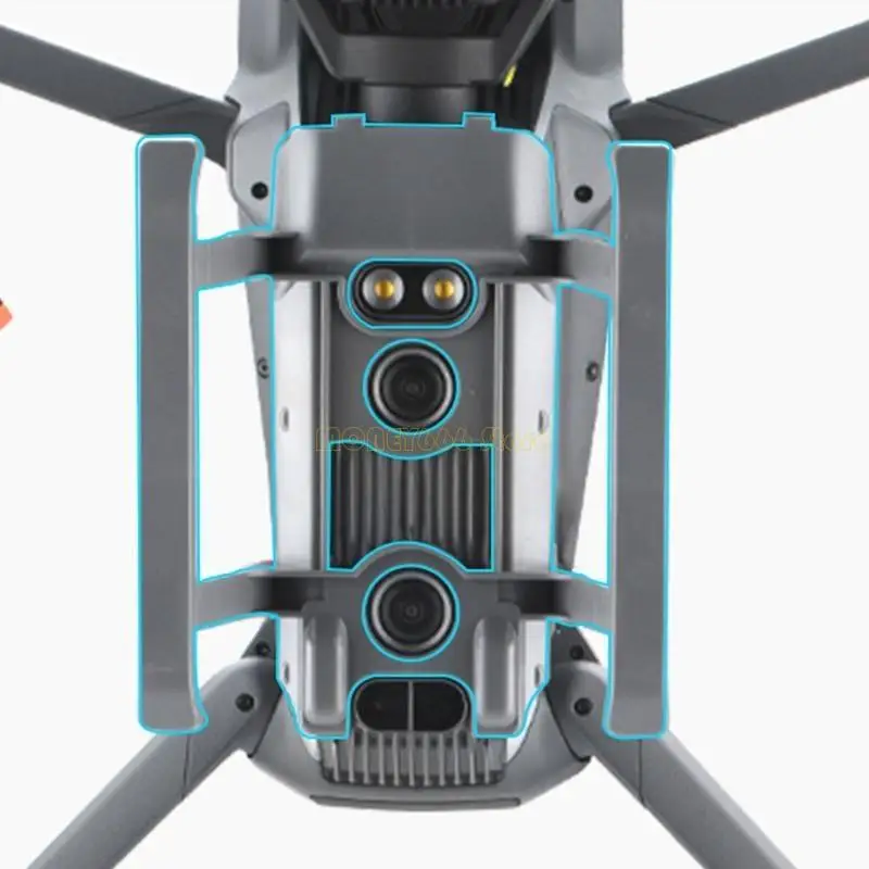 F62C Aluminador aterrizaje para 3 trípode Mini Extension Support Dron Protect Accessories