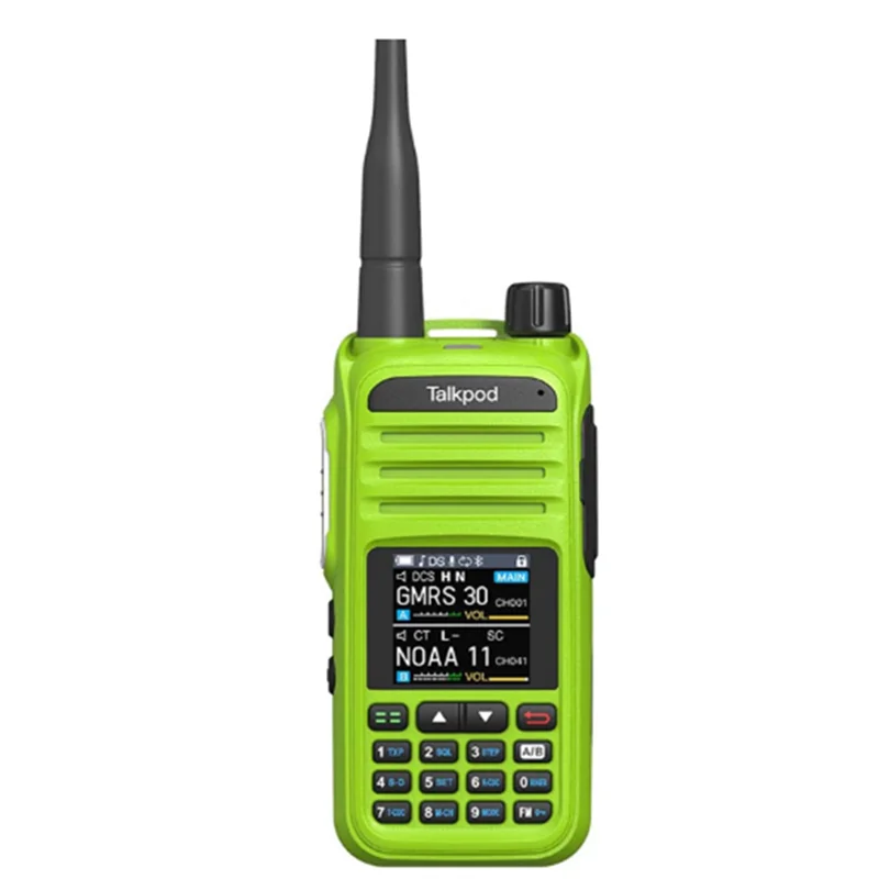 

Talkpod A36Plus GMRS Handheld Two Way Radio Walkie Talkies for Adults Long Range with VHF UHF Receive, 5W Output, 512 Channels,