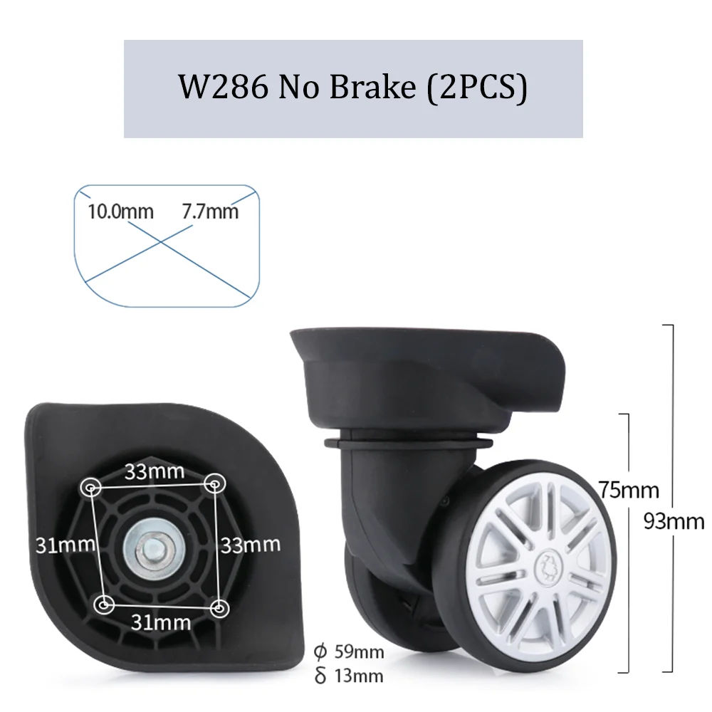 Geeignet für oiwas Koffer räder Trolley Box Universal rad zubehör Koffer Riemens ch eiben rollen Reparatur von Wartungs teilen