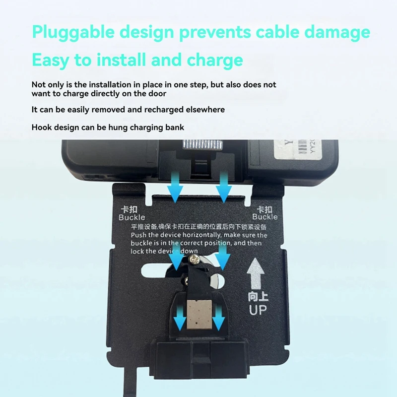 Tuya โปรแกรมดูประตูดิจิตอลกล้อง Wifi ออดวิดีโอ 4.3 นิ้ว 160 °   การเฝ้าระวังบ้านระยะไกลไร้สายอินเตอร์คอมออดประเภท
