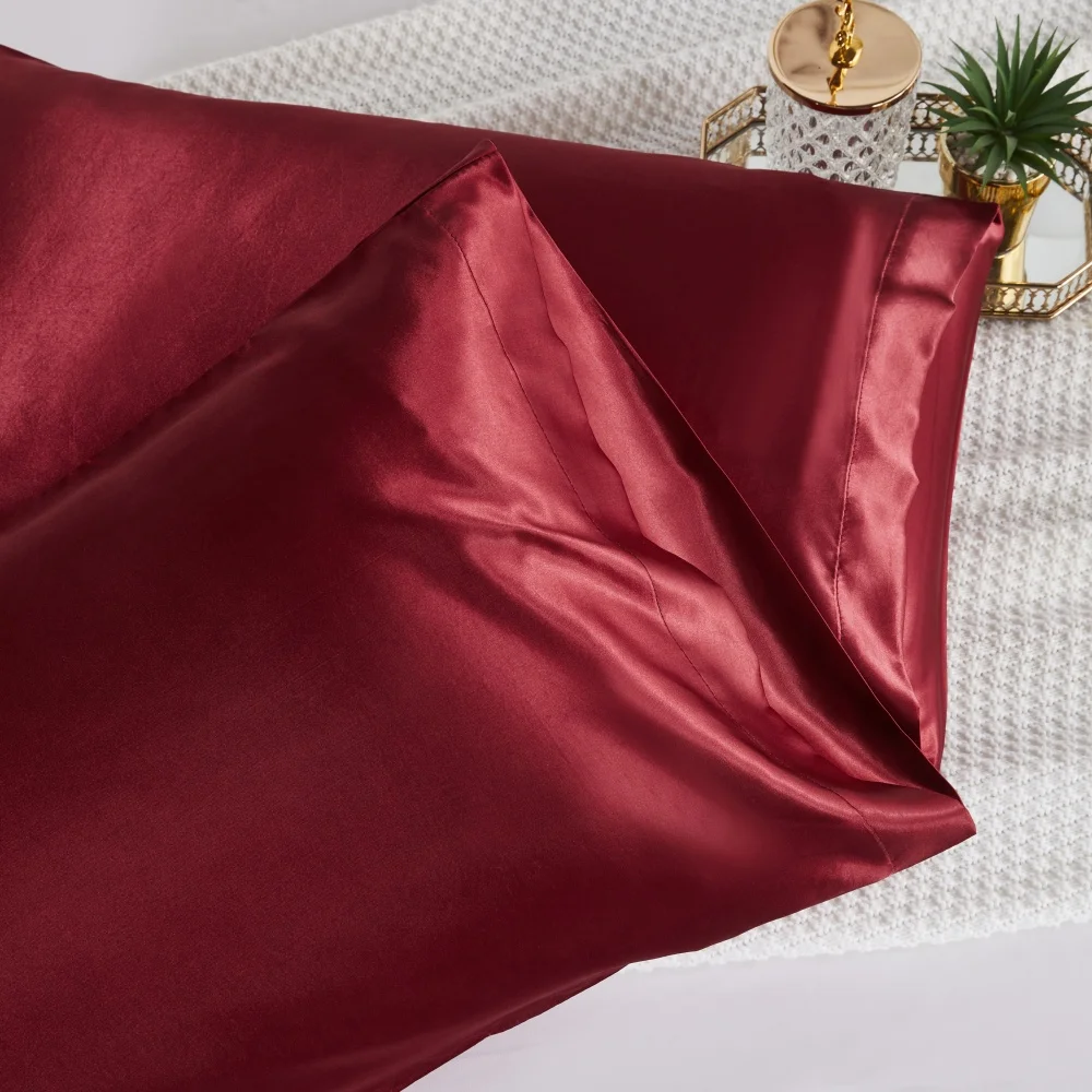 Nordic Seide Kissenbezug Weiß Schwarz Grau Khaki Blau Rosa Splitter Bett Kissenbezüge Luxus Fällen Hause Bettwäsche Dekor – Detail 3