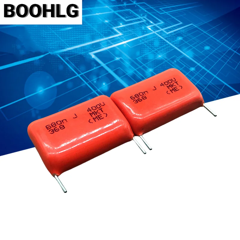 

10pcs VISHAY CBB thin film capacitor MKT 0.68UF 684 680NF 400V 22.5mm