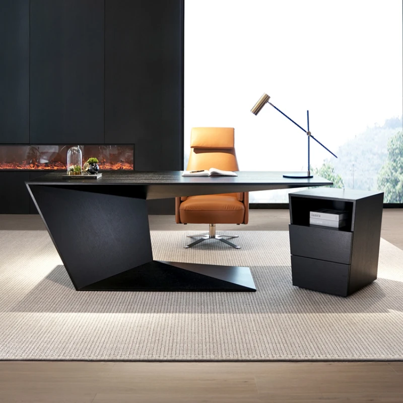 

Italian minimalist and minimalist modern luxury home study desk