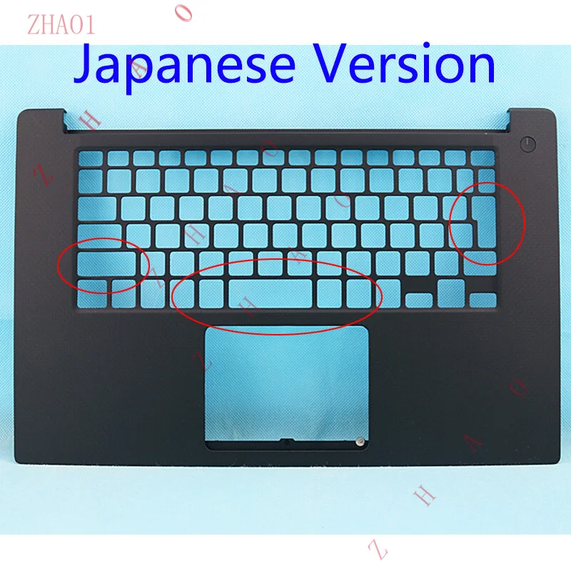 Z   For Dell XPS 15 9550 M5510 Palmrest Japanese Keyboard Case Cover 0WKFHP WKFHP