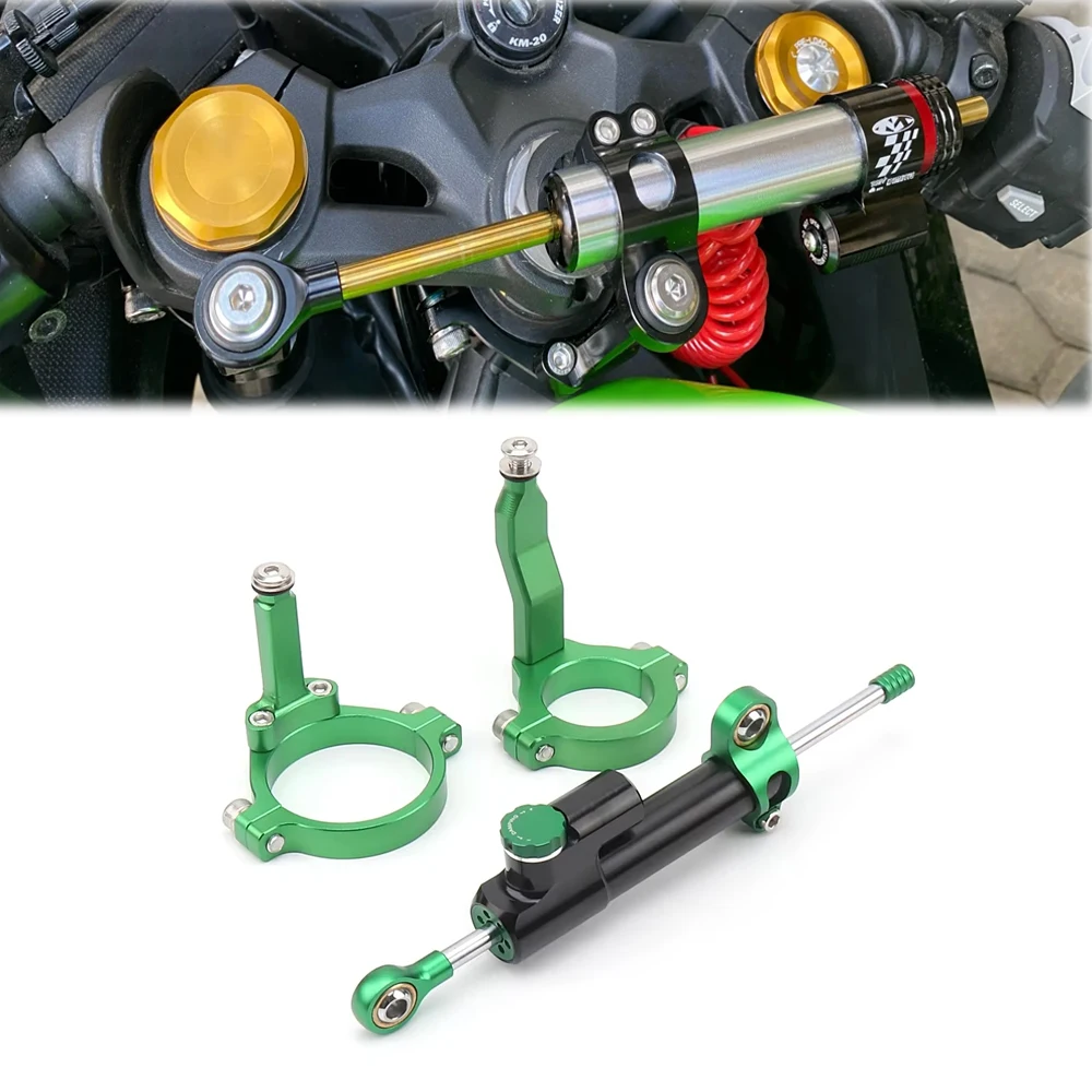 

NEW Motorcycle Steering Stabilizer Damper Bracket Bracket Mount kit For KAWASAKI ZX4R ZX-4R ZX 4R ZX4RR ZX-4RR zx 4rr 2023-