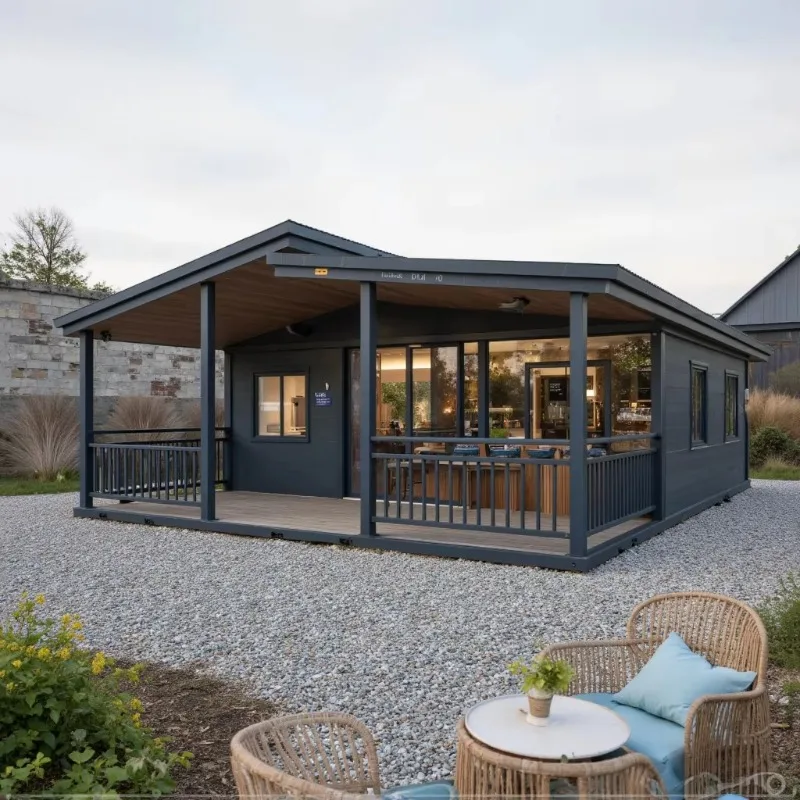 Community Facility Foldable Container House Compact Design Functional Prefab Building Community Clinic Library Activity Room