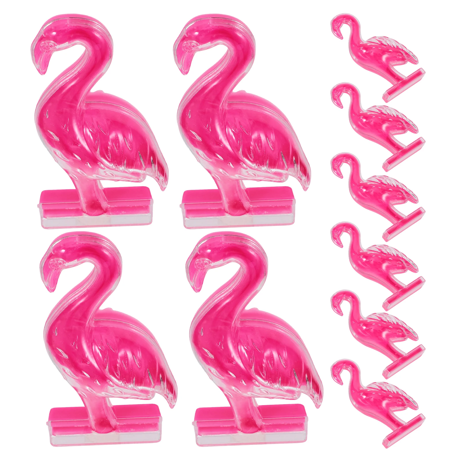 

12Pcs Snack Box Container Plastic Clear Flamingo Design Goodie Boxes for Halloween Theme Party Supplies Sweets Chocolate