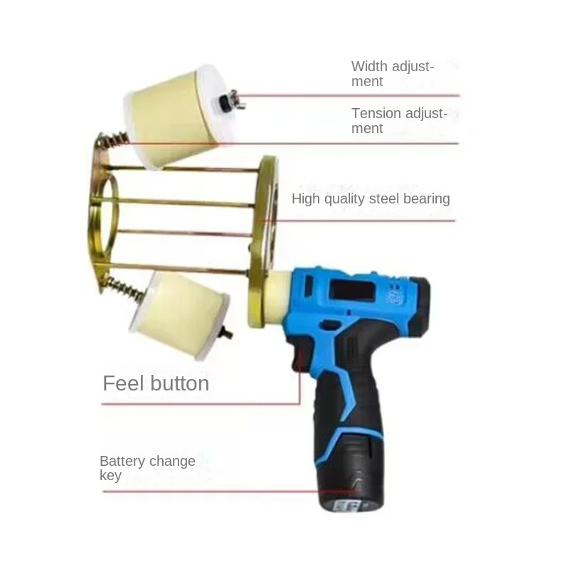 05287CM Air Conditioning Tape Winding Machine Air Condit Pipe Wrapping Machine Automatic Tube Wrapping Hand Centra
