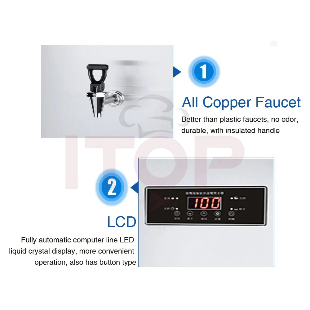 STLF JW التجارية تقديم الطعام التلقائي الكهربائية خطوة التدفئة غلاية الماء الساخن للبيع