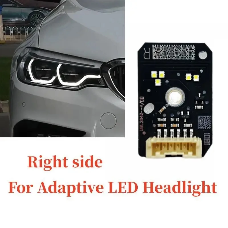 5X White LED Boards For 2017-2020 BMW 5 series G30 G31 G32 GT F90 M5 520i 530i 540i DRL Adaptive LED Headligt Daylight Module