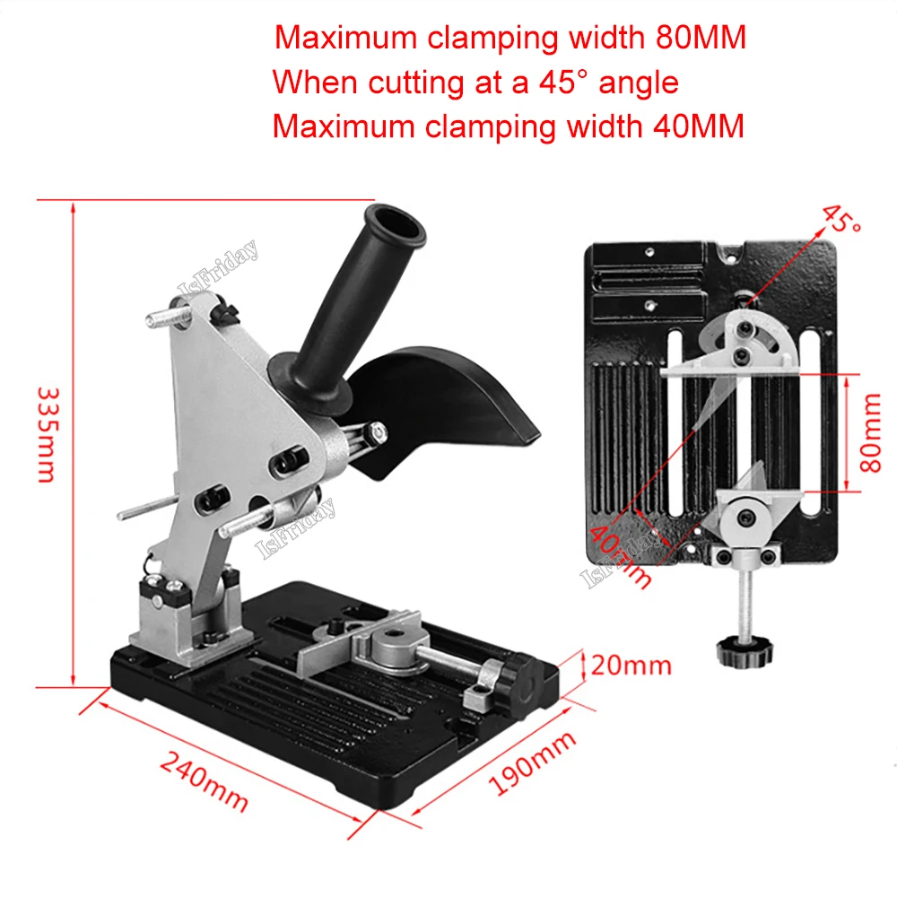 Angle Grinder Fixed Universal Bracket Polishing Machine Convert Cutting Machine Table Saw Desktop Angle Grind Stand Accessories