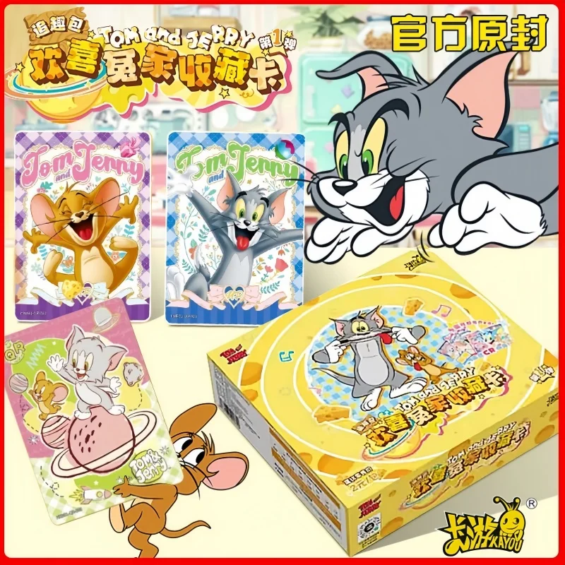 

Kayou натуральная многофункциональная упаковка Tom And Jerry Happy Enemy Classic Legend Se, коллекция аниме-серии, карты, игрушки, подарки