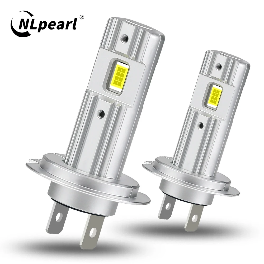 

NLpearl 2 шт. 16000LM H7 светодиодные лампы для фар беспроводной безвентиляторный Plug and Play автомобильные светодиодные лампы для фар 6500k белые авто противотуманные фары 12 В