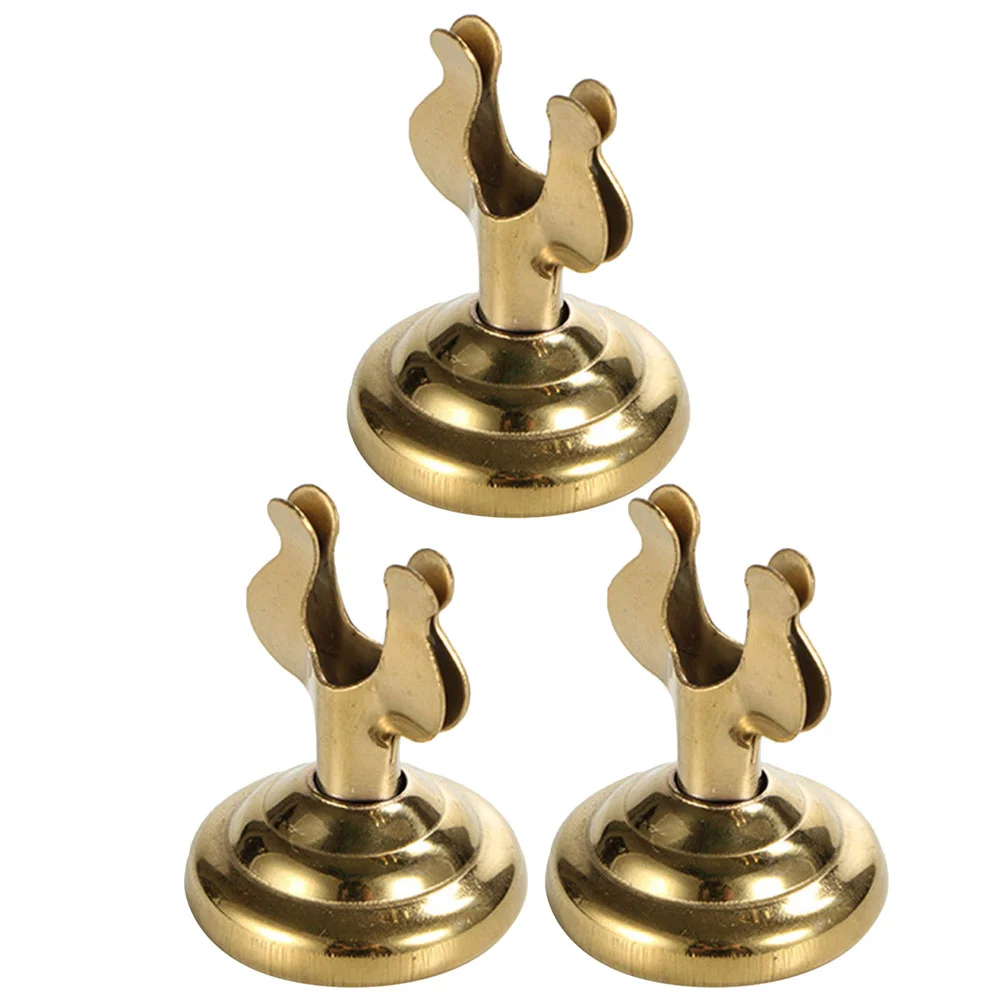3 Pcs Sign Stand Memorandum U-shaped Number Plate Table Stands Holder 400X300X300CM Metal Cards Note Clip