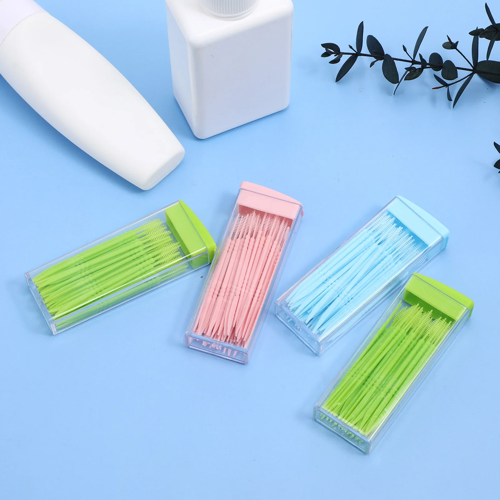 200 Pcs Teeth Cleaning Tools Tooth Picks Brush Toothpicks Interdental Stick Gum