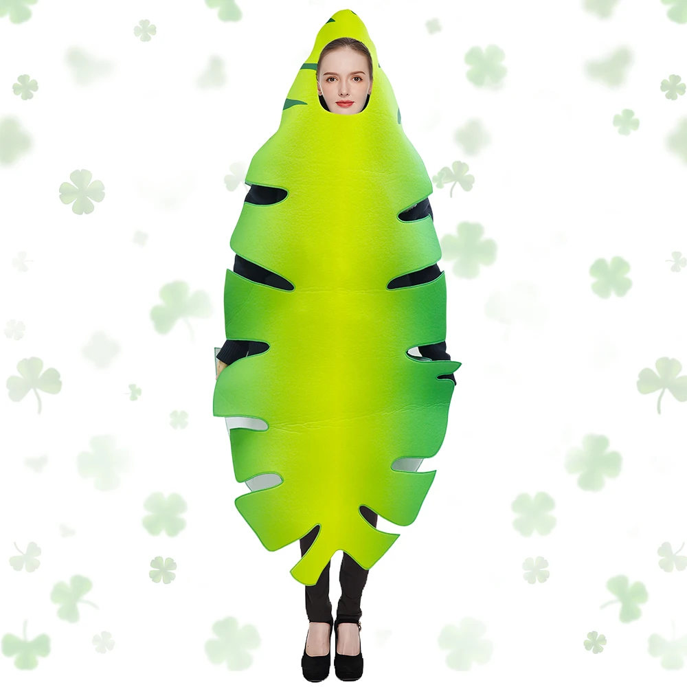 

Cosplay Leaf of Japanese Banana Costumes Saint Patrick's Day Party Dress Up Stage Props Sponge Suit Adult Clothes