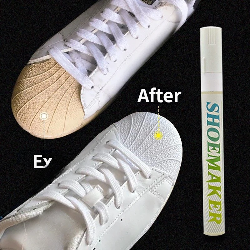 Shoes Stains Removal Waterproof Sneakers Anti-Oxidation Pen Repair Complementary Color White Go Yellow Shoe Whitening Cleaning