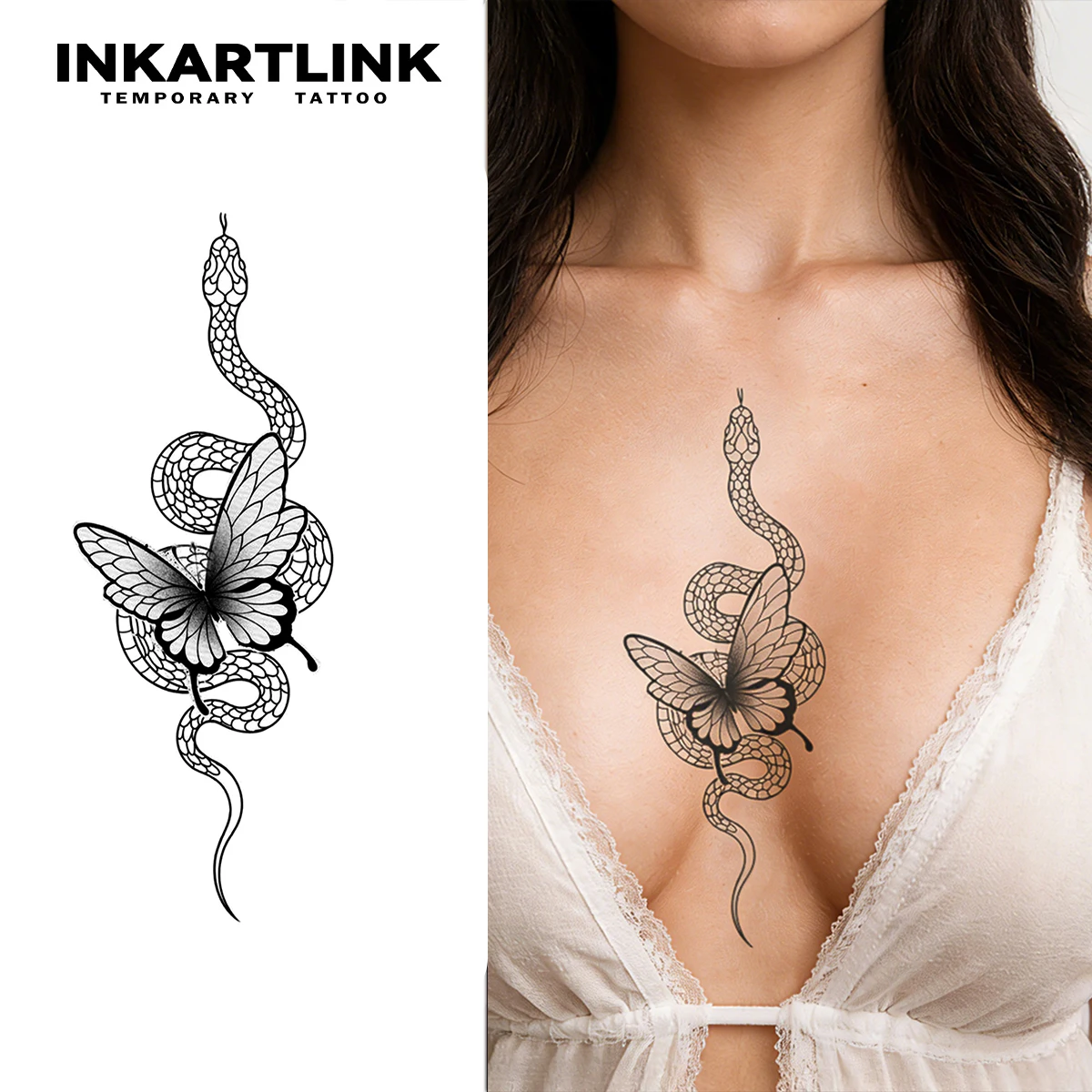 adesivo-de-tatuagem-inkartlink-snake-butterfly-juice-a-prova-d'Agua-cores-duradouras-por-1-2-semanas-essencial-para-pessoas-modernas