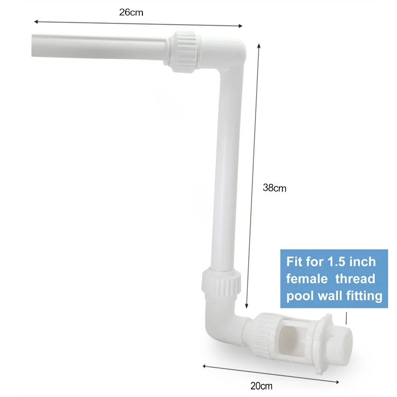 Swimming Pool Fountain Stand Pond Waterfall Fountain Fluorescent Adjustable Pool Decoration Cooling Spray For Garden