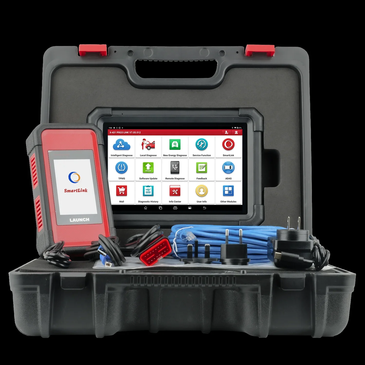 

2025 LAUCH X431 Pro3S SmartLink HD Heavy Duty OBD2 Scanner Directional ECU Coding Support CANFD DOIP Trucks Diagnostic Tool