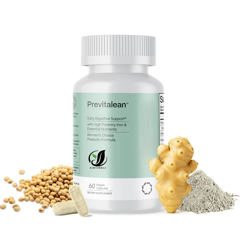 

Probiotic fiber supplement, supports intestinal health, contains iron and folate, 60 capsules