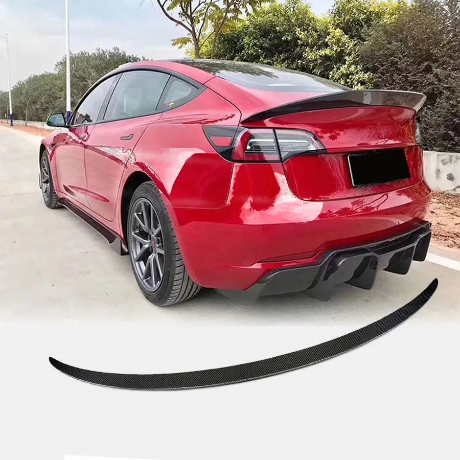 

Carbon Fiber Parts Spoiler Rear Auto Body Accessories for Tesla Model Y 2016 2018 2019 2023