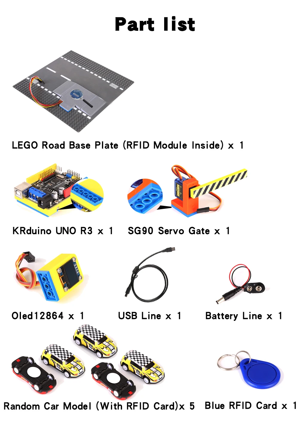 Imagem -06 - Rfid Parking Lote Access Control System Simulação de Cena Arduino Modelo de Ensino Stem Escola Ciência Módulo Nfc Rc522 Mfrc