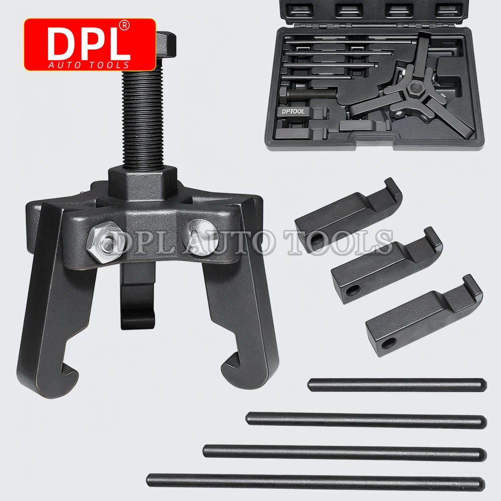 Kit Extractor de Polea Amortiguadora de Vibraciones Armónicas Compatible con Ford, GM, Chrysler, Cadillac, Camionetas Chevy, Mitsubishi