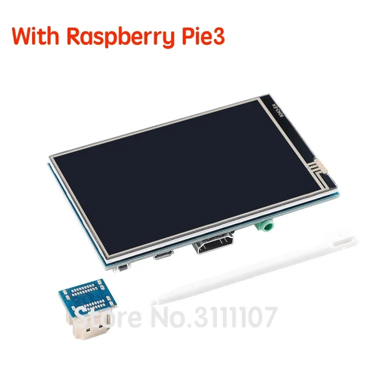 

4 Inch HD HDMI USB LCD Touch Screen 4" Display Module 800*480 TFT IPS Driver NT35510 for Raspberry Pi 3rd 4th 2 3 B/B+/3B+/4B