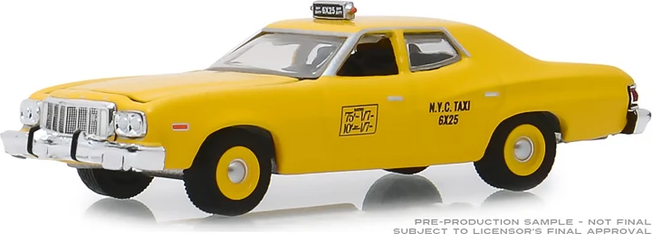 1:64 1975 Ford Torino - NYC Taxi New York Taxi geavanceerd automodel verzamelobjecten