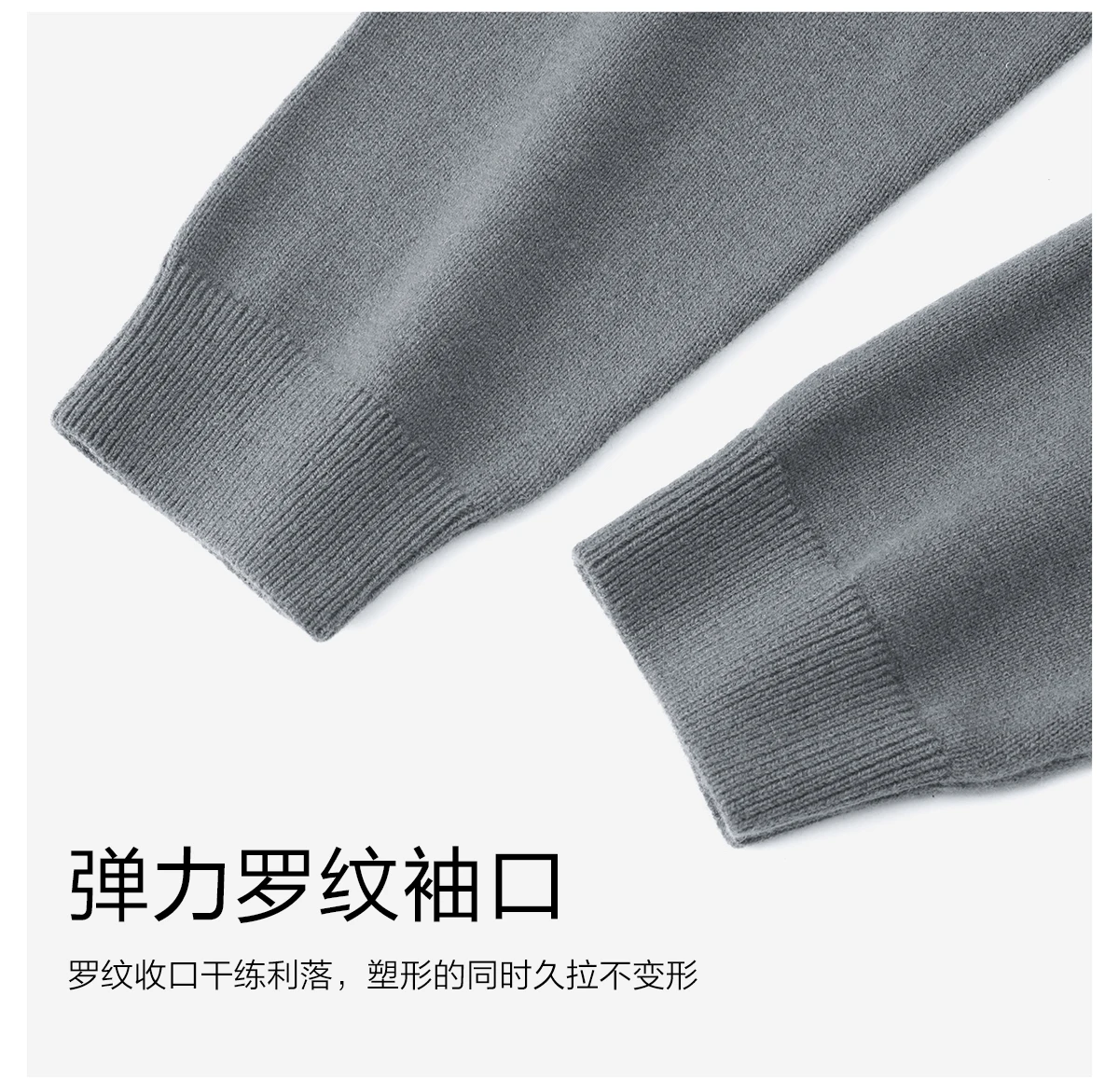 100% cashmere sweater men's warm sweater autumn and winter turtleneck solid color thick long sleeve.