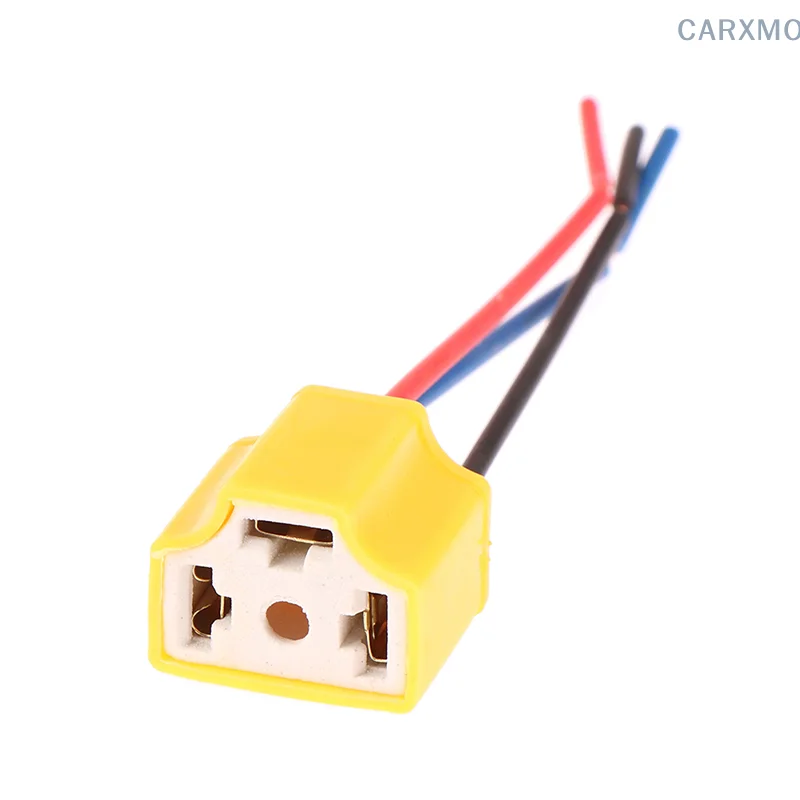 

Керамическая проводка H4 9003, автомобильная головка, лампа, жгут проводов, разъем с тремя отверстиями