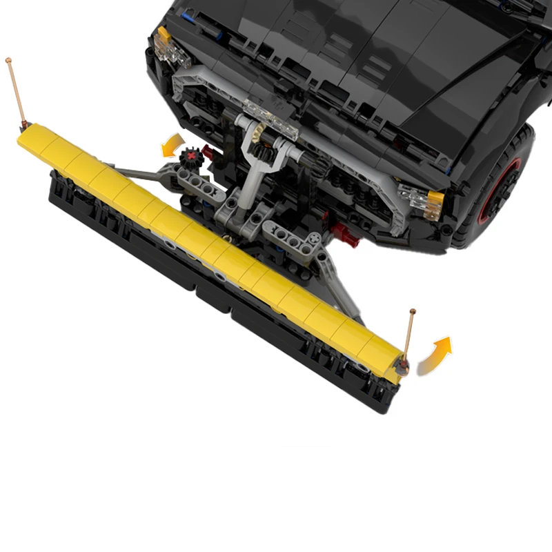 مكعبات بناء المركبات الهندسية المتقدمة سنوبلو وموزعة لنموذج الالتقاط الثقيل ألعاب الطوب الصغيرة مجموعات هدايا عيد الميلاد للأطفال