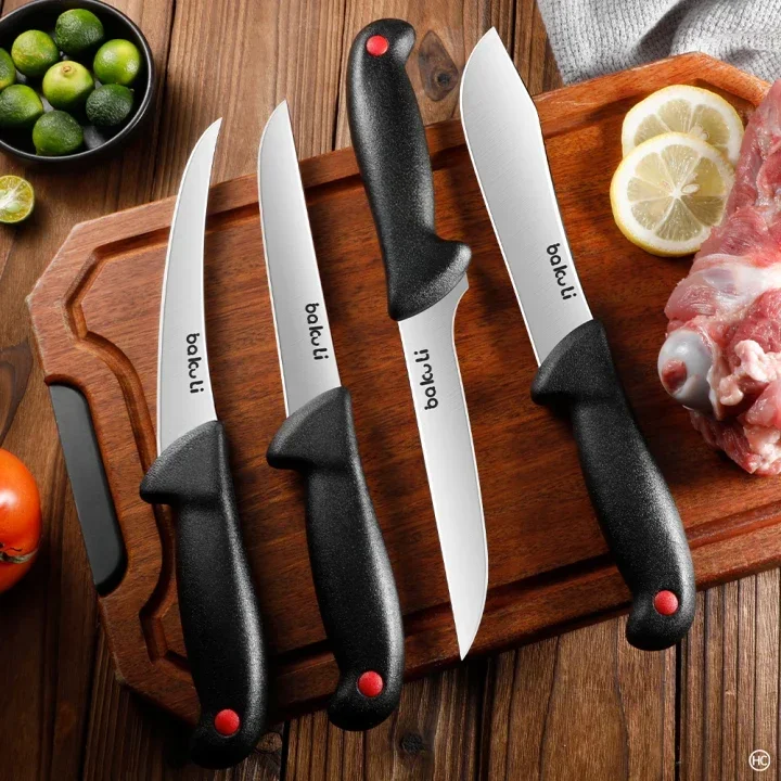 High-Carbon Stainless Steel Boning Knife Fixed blade Sharp butcher's Knife Non-Slip Handle Cutting Meat Fish Deboning Knife view 5
